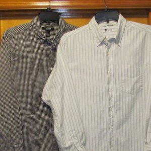 2 shirts for 1 cost: 21Men and Gap, Both Large